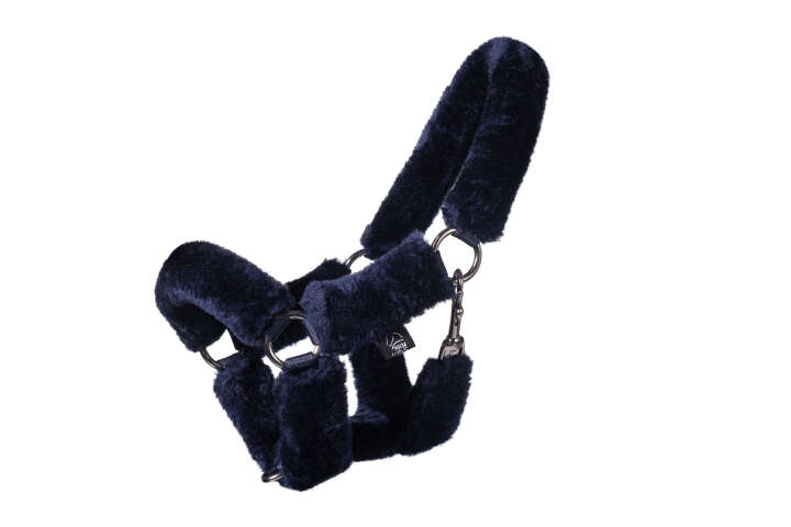 HKM KIDS Hobby Horsing Halfter mit Kunstfell